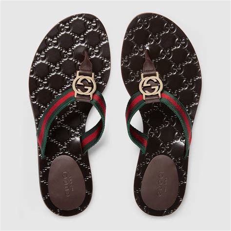 gucci rubber flip flops women|Gucci slides women clearance.